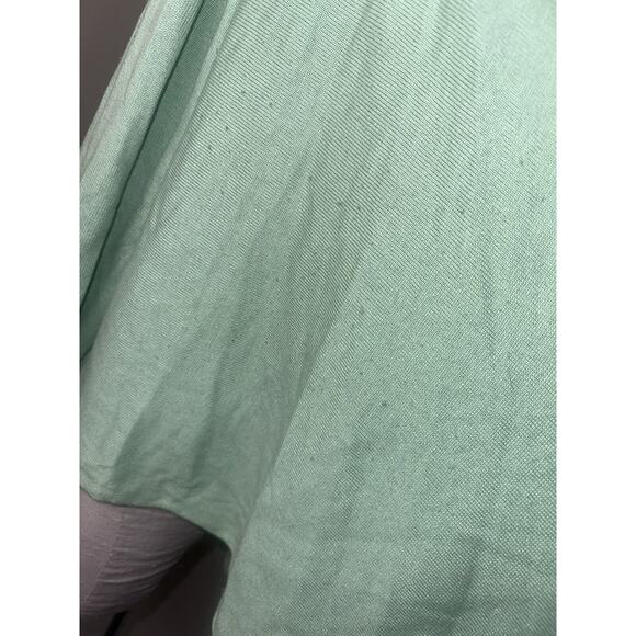 Eileen Fisher Women Green Open Front Hi-Lo Cardigan Sweater Silk Cashmere Sz L - Picture 10 of 12